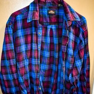 Purple and blue Greatland Apparel Flannel